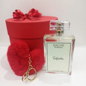 Kit Perfume Infinito - Caixa redonda vermelha